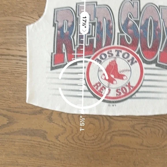 Vintage 1997 Boston Red Sox Cropped Muscle Tank ‘47 Brand Streetwear MLB Custom - Picture 7 of 7